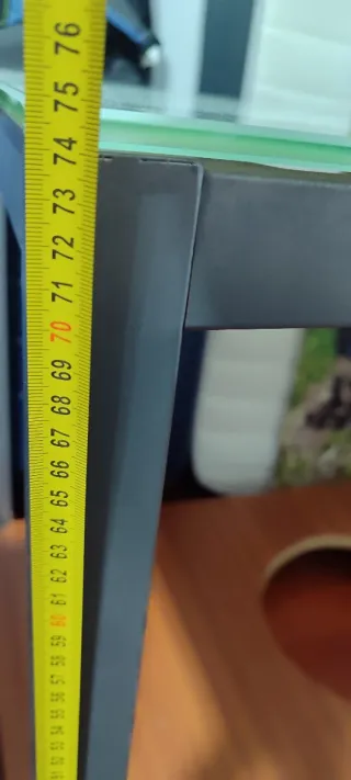 Mesa cristal y tarima