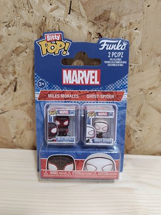 Bitty Pop! Spiderman Pack, MilesM&SGwen NUEVO