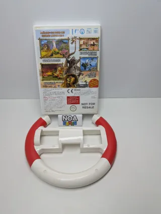 Madagascar Kartz + Volante Wii