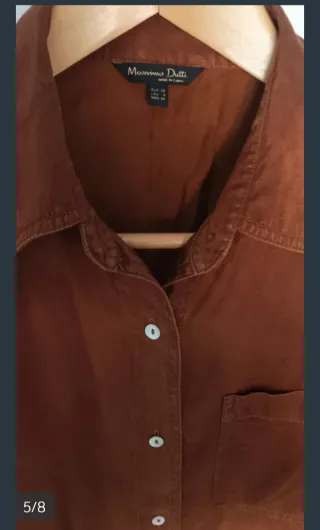 Blusa Massimo Dutti Marrón
