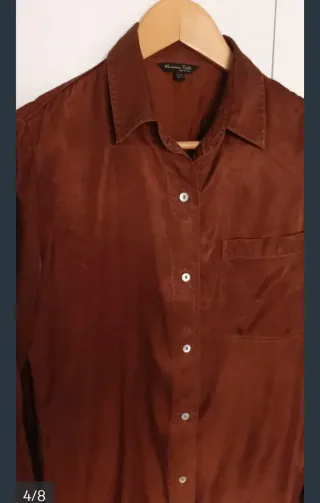 Blusa Massimo Dutti Marrón