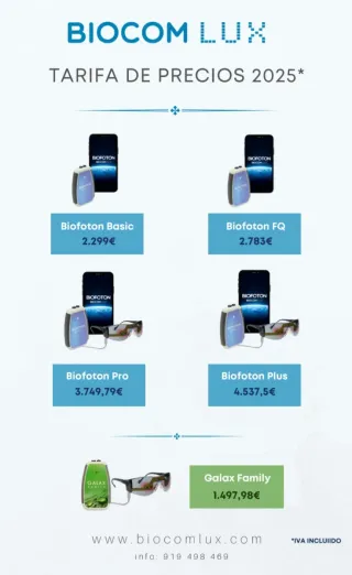 Biofotón Plus + Gafas Galax + Software móvil