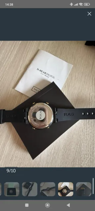 Reloj Tous Negro y Dorado