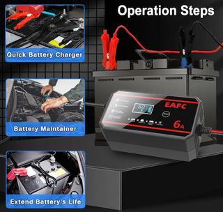 CARGADOR DE BATERÍA INTELIGENTE 12V (NUEVO)