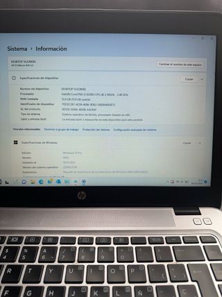 Portátil HP EliteBook 840 G3