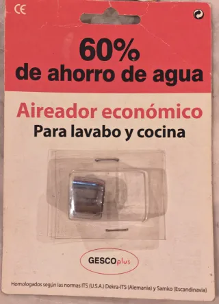 Lote 8 Aireadores Ahorro Agua GESCOplus