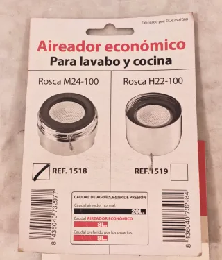 Lote 8 Aireadores Ahorro Agua GESCOplus