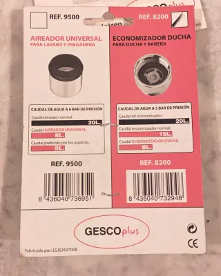 Lote 8 Aireadores Ahorro Agua GESCOplus
