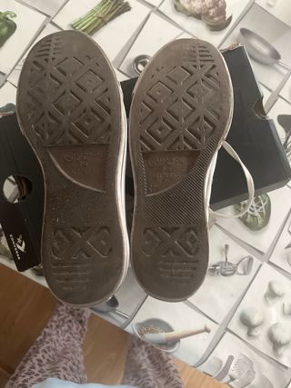 Converse Plataforma Blancas Talla 37