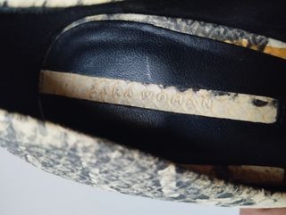 Zapatos Zara Talla 36 Tacón Animal Print