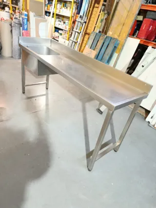 Fregadero industrial acero inoxidable.