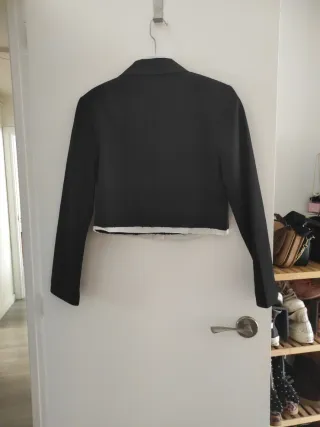 Chaqueta corta Lefties negra Talla XS