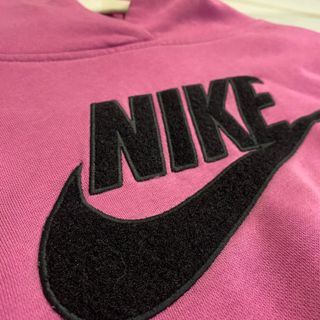 Sudadera Nike Crop Hoodie Rosa Fucsia