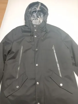 Parka Guess Negra Hombre