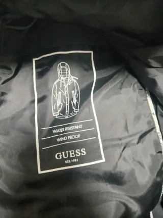 Parka Guess Negra Hombre