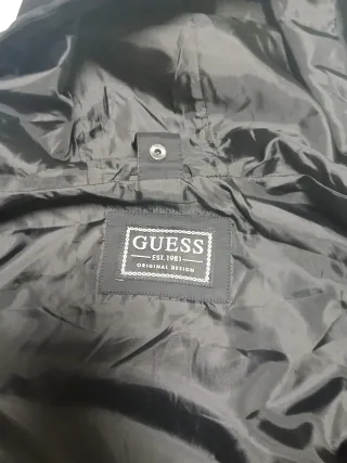 Parka Guess Negra Hombre
