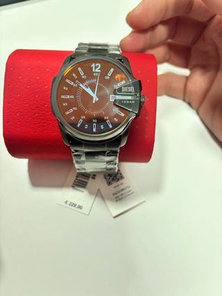 Reloj Diesel Negro y Plateado