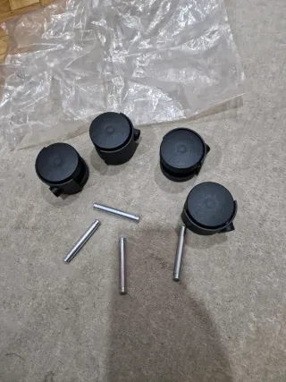 Ruedas para silla de oficina (4 unidades)