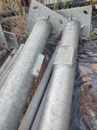 Mástiles Acero Galvanizado 7m/9m
