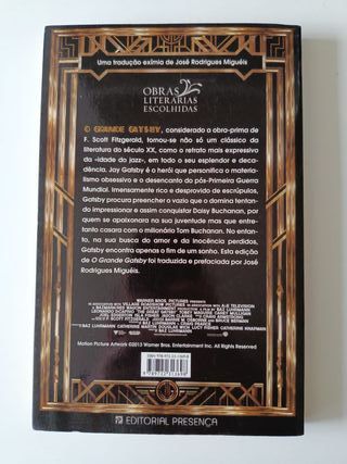 "O Grande Gatsby", F. Scott Fitzgerald