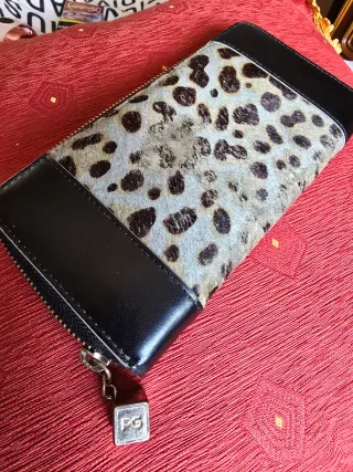 Purificación García Cartera Animal Print