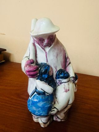 Figura Castelao Sargadelos Leñador