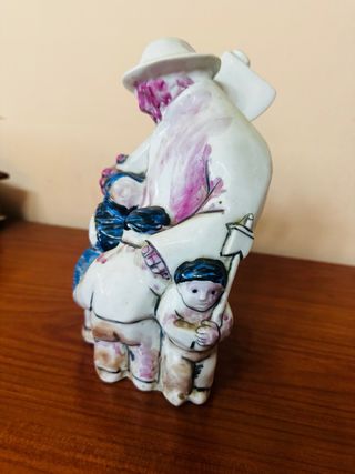 Figura Castelao Sargadelos Leñador