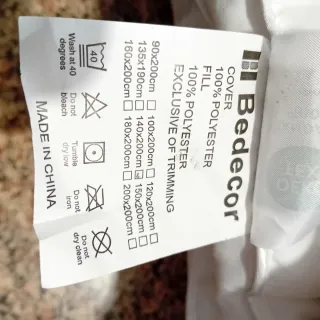 Topper Bedecor 140x200 cm