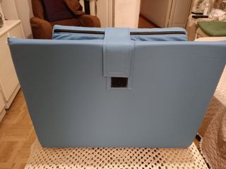 Cojín respaldo ortopédico MOPEDIA azul