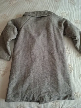 Abrigo niña Neck & Neck gris talla 8 años