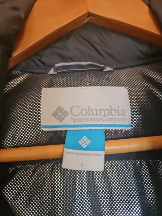 Chaleco Columbia Talla L Naranja y Negro