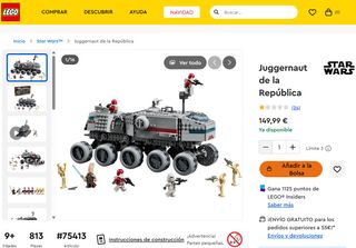 LEGO Star Wars 75413 - Juggernaut de la República