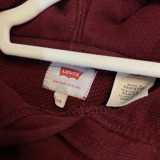 Sudadera Levi's Burdeos Vintage con Capucha