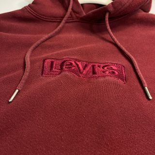 Sudadera Levi's Burdeos Vintage con Capucha