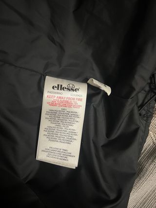 Chaqueta Ellesse Negra Acolchada