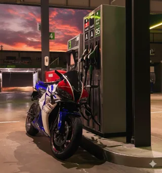 Honda CBR 600rr Sportbike Azul/Blanco
