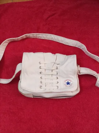 Bolso bandolera Converse blanco