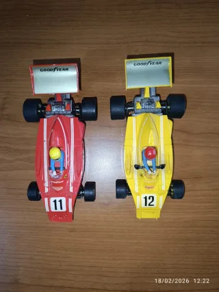 2 Coches Scalextric F1 Ferrari Antiguos