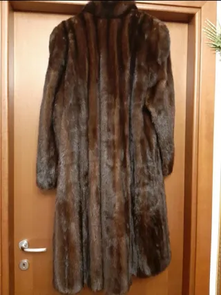 Pelliccia vintage ecologica marrone