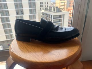 Salvatore Ferragamo Mocasines Piel Negro Made in I