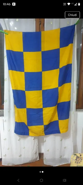 Bandiera Modena Giallo Blu