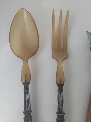 Cubertería servicio vintage 5 piezas