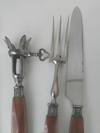 Cubertería servicio vintage 5 piezas