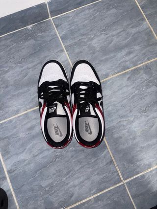 Nike Dunk Low Negro Blanco Talla 44