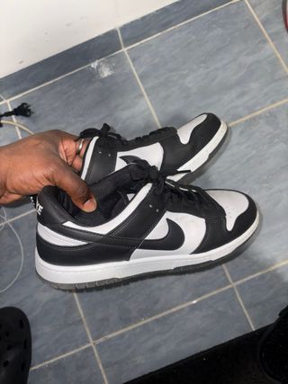 Nike Dunk Low Negro Blanco Talla 44