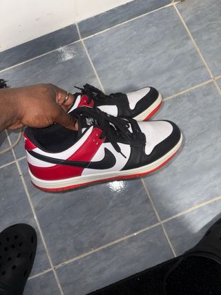 Nike Dunk Low Negro Blanco Talla 44