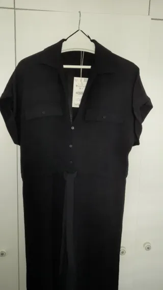 Mono Zara fluido negro Talla M