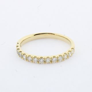 Media alianza oro con brillantes