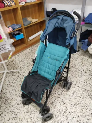 Silla de paseo ligera azul