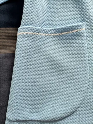 Bata azul talla  M para hospital o casa